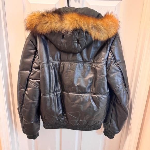 Schott Vintage Black Leather Jacket Size 40 - Picture 9 of 16